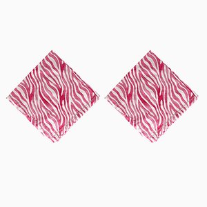 Serviettes Zebra par Dalwin Designs, Set de 2