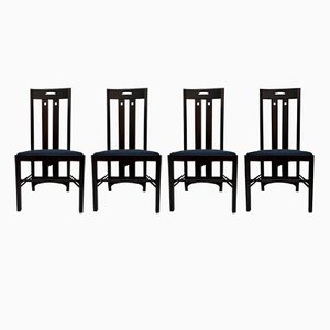 Sedie Ingram di Charles Rennie Mackintosh per Cassina, 1981, set di 4