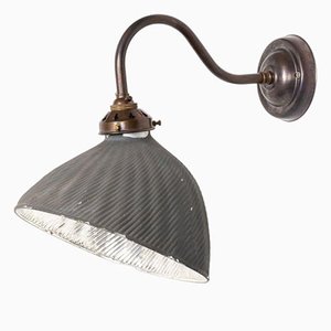 Antique Haberdashery Wall Light in Mercury Glass