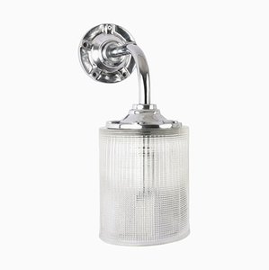 Industrielle Vintage Holophane Wandlampe