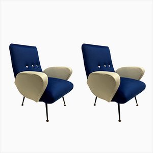 Mid-Century Lounge Chairs by Nino Zoncada, Set of 2