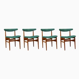 Danish Teak Dining Chairs by Knud Faerch, 1960s, Set of 4