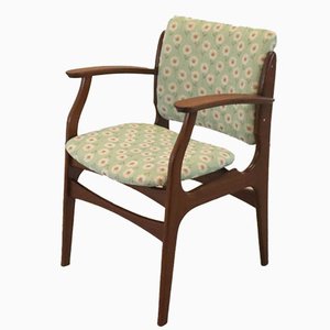 Vintage Sessel aus Holz & Stoff