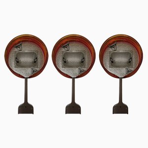 Febo Wall Lamps by Roberto Pamio for Leucos, 1970, Set of 3