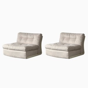 Set of Amanta Lounge Chairs by Mario Bellini for C&B Italia, 1960s