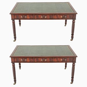 Victorian Writing Tables, 1850s, Set of 2