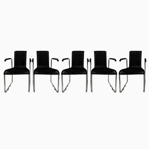 Juego de sillas de comedor Cantilever Tecta vintage de Jean Prouvé, años 2000. Juego de 5