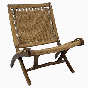 Vintage Folding Rope Chair by Ebert Wels