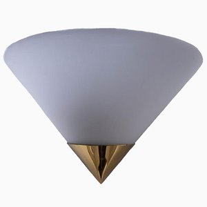 Mid-Century Wall Lamp from Glashütte Limburg, 1970s