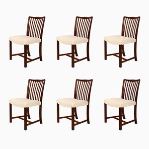 Danish Mahogany Dining Chairs by Sondergaard Mobler for Skovby, 1972, Set of 6