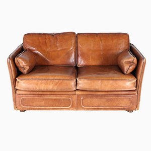 Leather Loveseat from Roche Bobois, 1970s