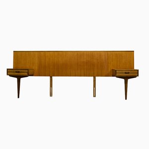 Mid-Century Teak Headboard and Bedside Tables from McIntosh
