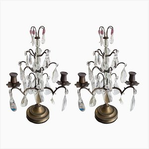 French Candlesticks, 19th Century, Set of 2