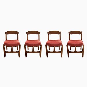 Chaises Véronique Vintage par Guillerme & Chambron pour Votre Maison, France, 1960s, Set de 4