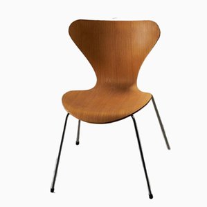 Vintage Modell 7 Stuhl von Arne Jacobsen für Fritz Hanssen, 1966