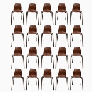 Pagwood Stühle von Flötotto, 1960er, 20 Set