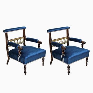 Armchairs, 1830s, Set of 2