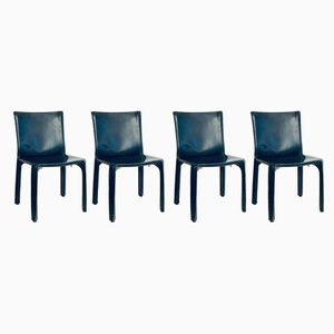 Cab Chairs by Mario Bellini for Cassina, Set of 4