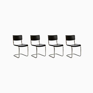 S43 Chairs by Mart Stam for Thonet, 1970s, Set of 4