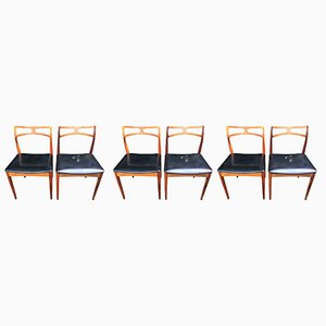 Danish Rosewood Dining Chairs by Johannes Andersen for Christian Linneberg, 1960s, Set of 6