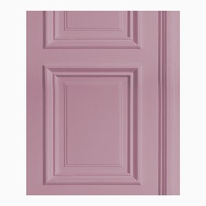 Dusty Pink Panelling Wallpaper