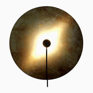 Extra große Sol Wandlampe aus Messing von Sami Kallio für Konsthantverk Tyringe 1