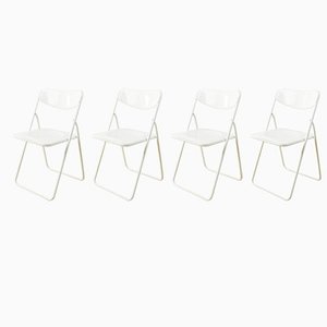 Ted Folding Chairs by Niels Gammelgaard for Ikea, 1970s, Set of 4