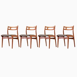 Model 138 Dining Chairs by Johannes Andersen for Uldum Møbelfabrik, Set of 4