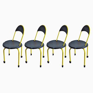 Clark Folding Chairs by Lucci & Orlandini for Lamm, 1980s, Set of 4
