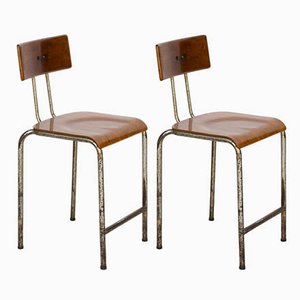 Industrial Stools, 1960s, Set of 2