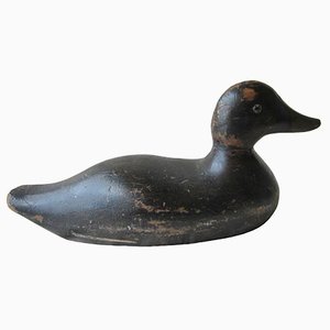 Duck Decoy in Carved Wood, 1900