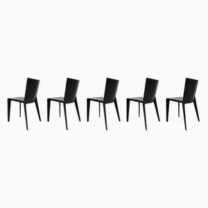 Alfa Chairs by Hannes Wettstein for Molteni, 2010, Set of 5