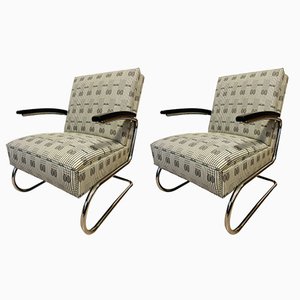 Set of FN 24 Cantilever Armchairs by Willem Hendrik Gispen for Mucke Melder, 1930s Set of 2