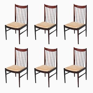 Model 422 Dining Chairs in Rosewood by Helge Sibast for Sibast, Denmark, 1960s, Set of 6