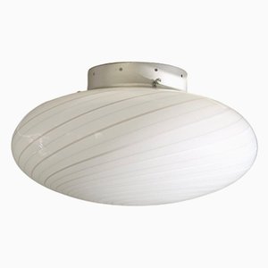 Vintage Murano Swirl Ceiling Lamp