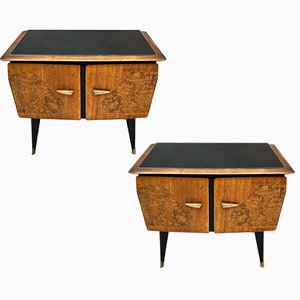 Vintage Bedside Tables, 1950s, Set of 2