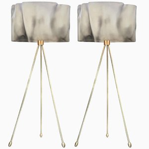 Floor Lamps in Resin by Europa Antiques, Set of 2