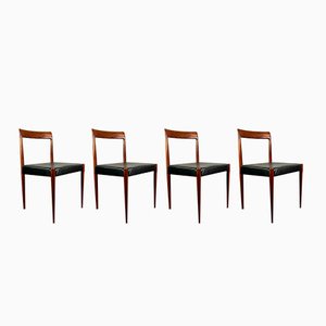 Mid-Century Dining Chairs from Lübke, 1960s, Set of 4