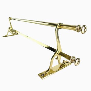 Art Deco Coat Rack in Brass, 1930s