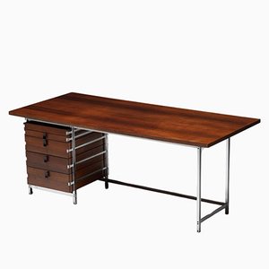 Executive Desk attributed to Jules Wabbes for Mobilier Universel, Belgium, 1950s