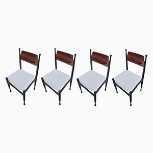 Mid-Century Dining Chairs in style of Paolo Buffa, Former Yugoslavia, 1960s, Set of 4