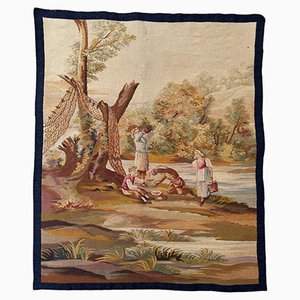 Antique French Aubusson Tapestry, 1890s
