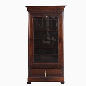 Vintage Glass Display Cabinet, 1890s