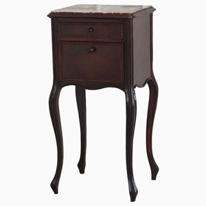 Vintage Marble Bedside Table