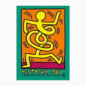 Keith Haring, Montreux Jazz Festival Poster, 1983, Screenprint