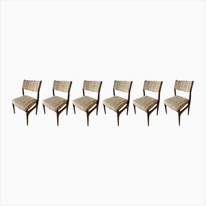 Teak Wood Chairs from Baumann, Set of 6