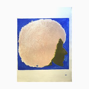 Profil en Rose et Bleu - Gravure à l'Eau-Forte par Giacomo Porzano - 1972 1972