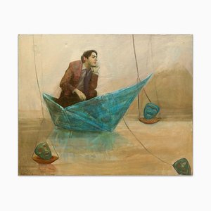 Occupied - Oil on Canvas by Anastasia Kurakina - 2010s 2010s