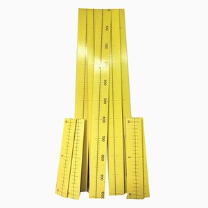 MAXI Wooden Rulers, 1970s, Set of 8