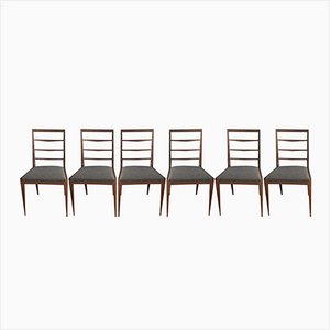 Vintage Ladder Back Dining Chairs from McIntosh, Set of 6